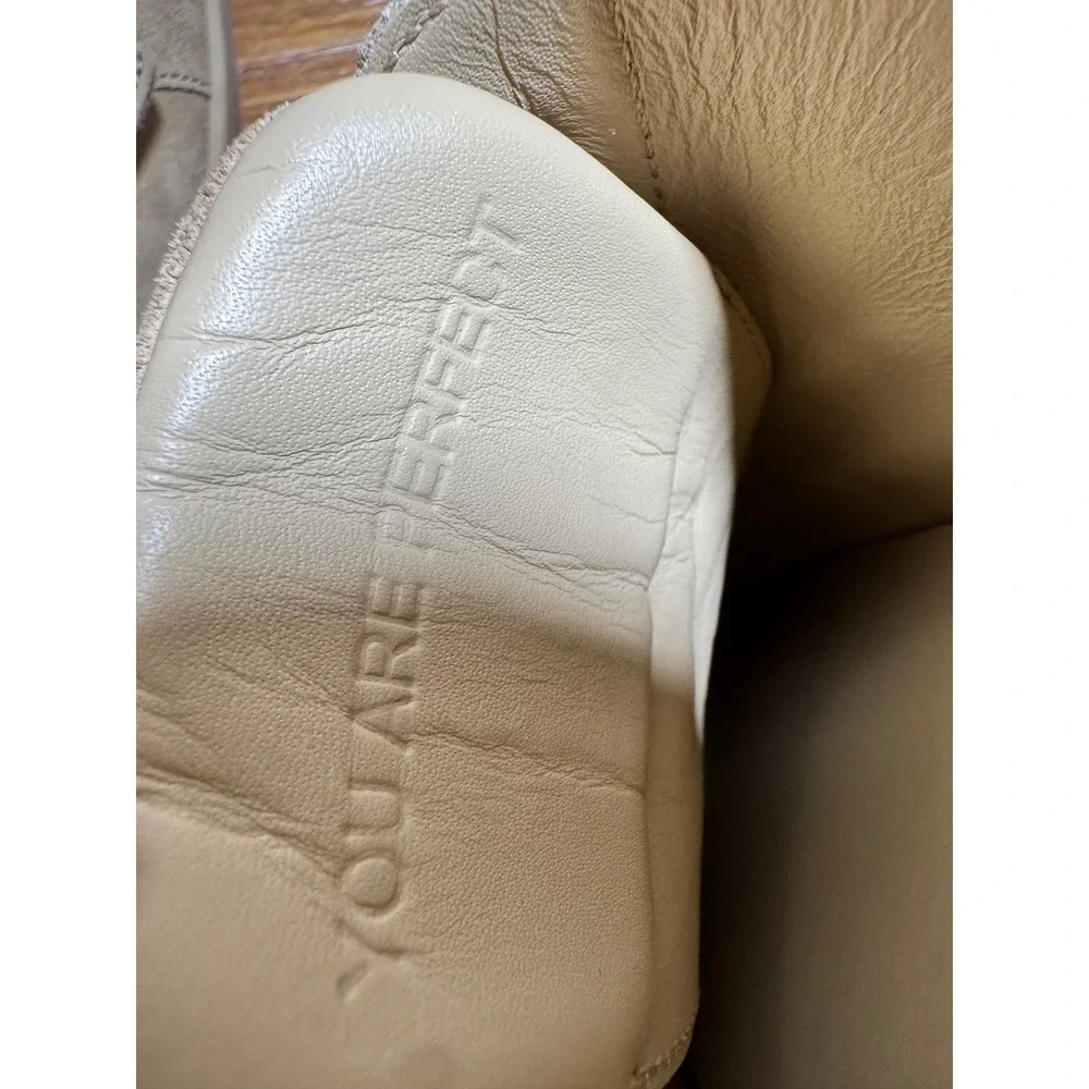 Freda Salvador LIBBY D'ORSAY SNEAKER Stucco Suede 3 Strap Made in Spain Womens 8